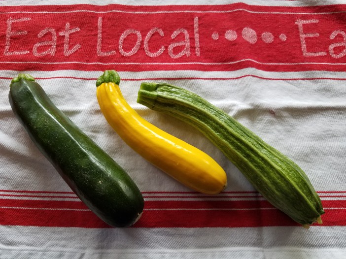 Zucchini in green, yellow, and Italian varieties 20200705_194021